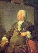 PERRONNEAU, Jean-Baptiste Portrait of the Painter Jean-Baptiste Oudry oil painting on canvas
